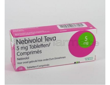 Nebivolol Teva 5 mg. 28 tablets